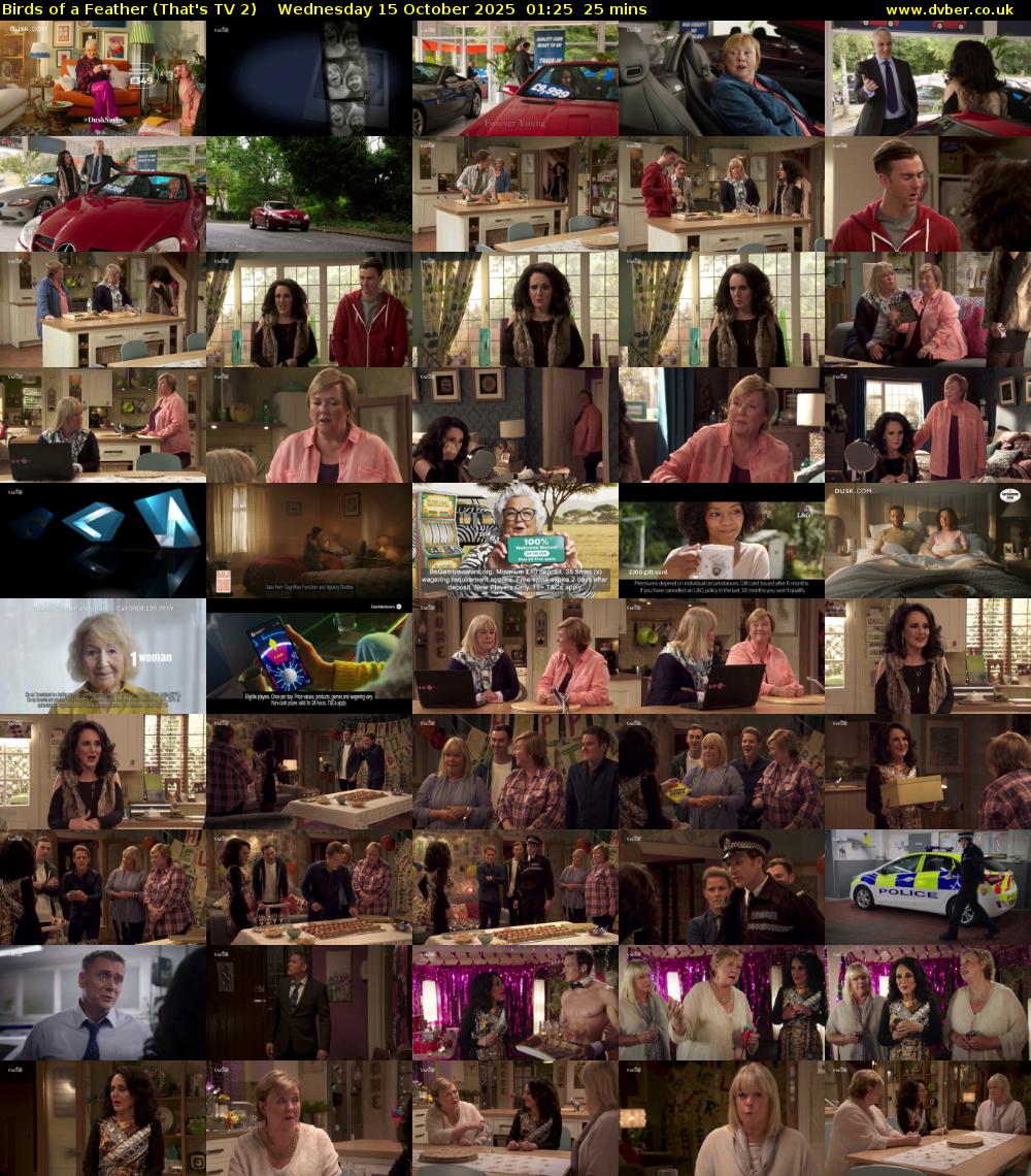 Birds of a Feather (That's TV 2) Wednesday 15 October 2025 01:25 - 01:50