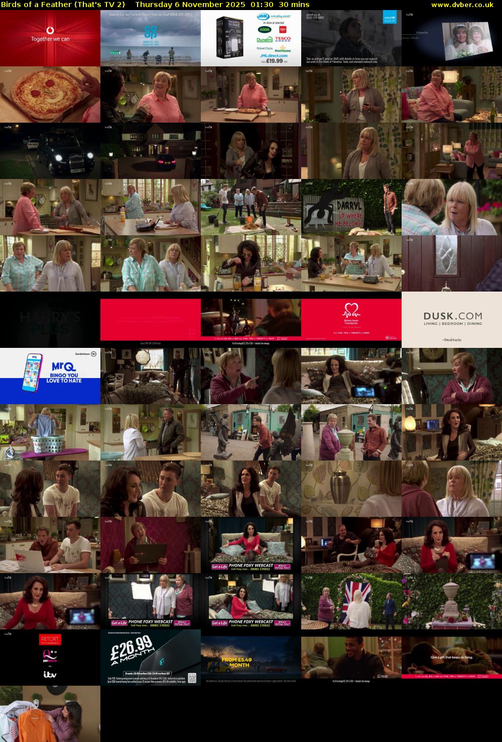 Birds of a Feather (That's TV 2) Thursday 6 November 2025 01:30 - 02:00