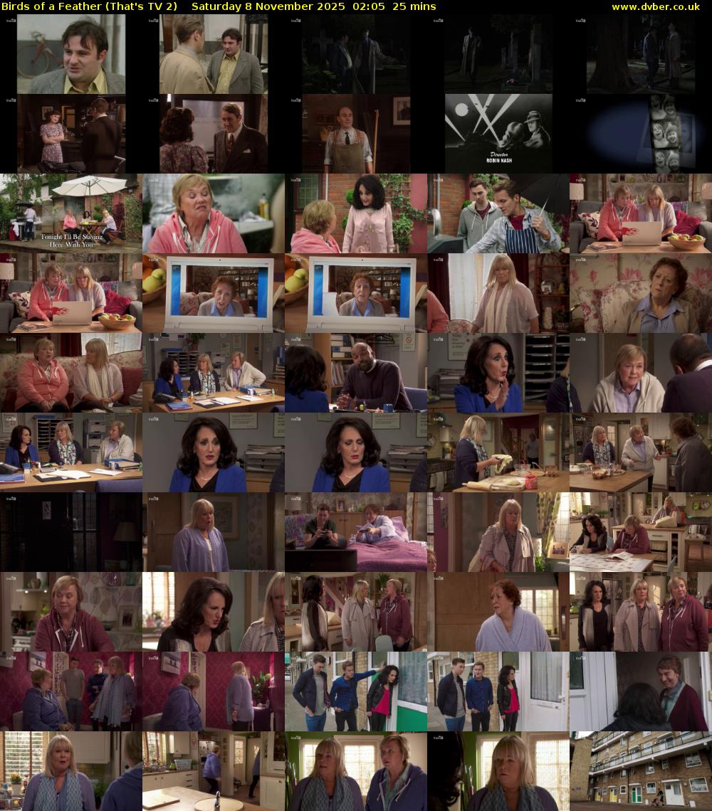 Birds of a Feather (That's TV 2) Saturday 8 November 2025 02:05 - 02:30