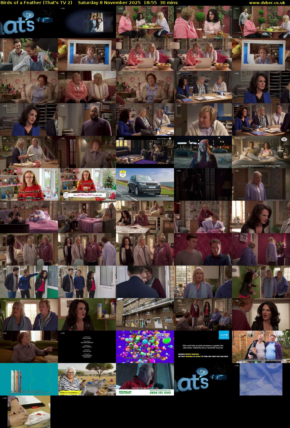 Birds of a Feather (That's TV 2) Saturday 8 November 2025 18:55 - 19:25