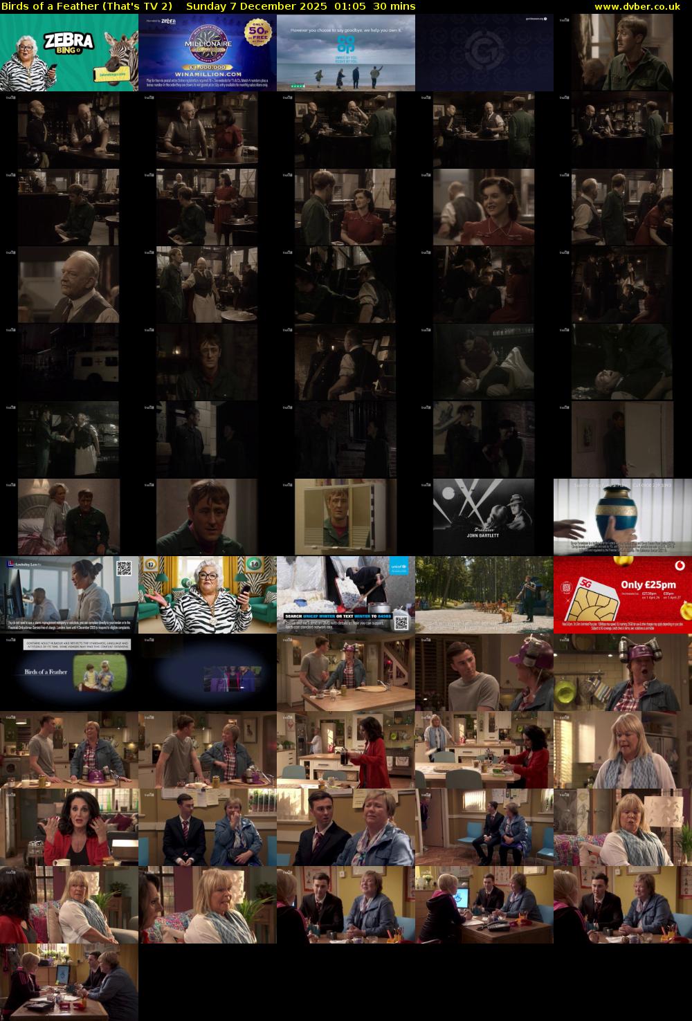 Birds of a Feather (That's TV 2) Sunday 7 December 2025 01:05 - 01:35