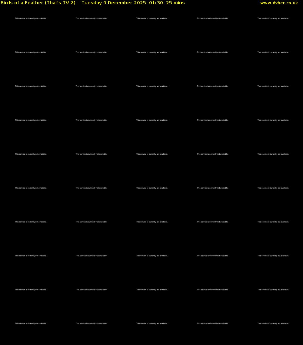 Birds of a Feather (That's TV 2) Tuesday 9 December 2025 01:30 - 01:55