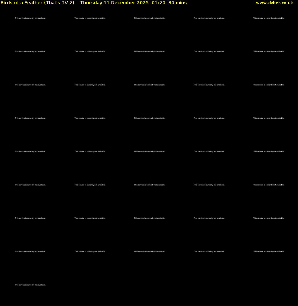 Birds of a Feather (That's TV 2) Thursday 11 December 2025 01:20 - 01:50