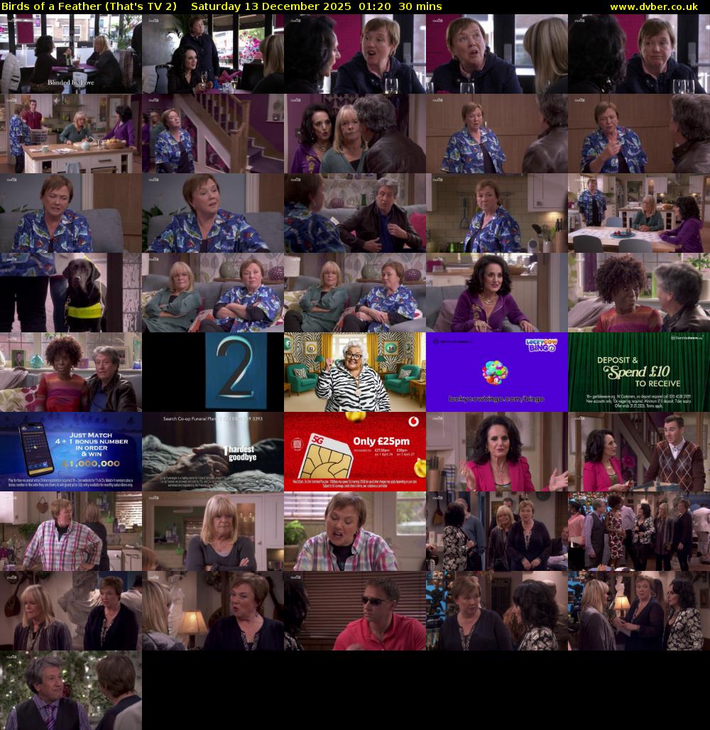 Birds of a Feather (That's TV 2) Saturday 13 December 2025 01:20 - 01:50