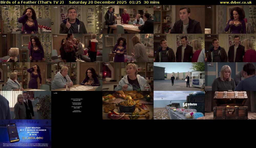 Birds of a Feather (That's TV 2) Saturday 20 December 2025 01:25 - 01:55