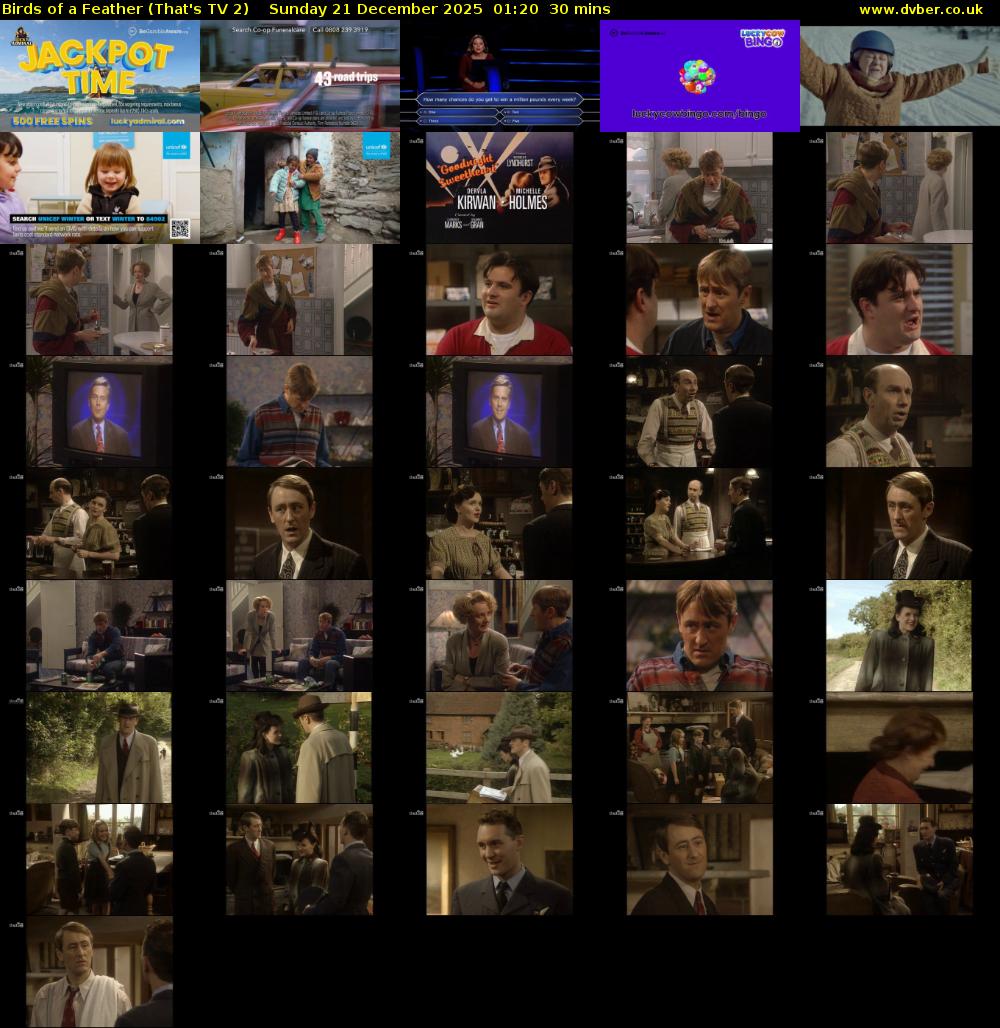 Birds of a Feather (That's TV 2) Sunday 21 December 2025 01:20 - 01:50