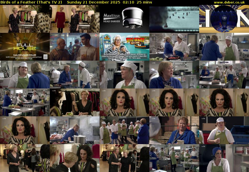 Birds of a Feather (That's TV 2) Sunday 21 December 2025 02:10 - 02:35