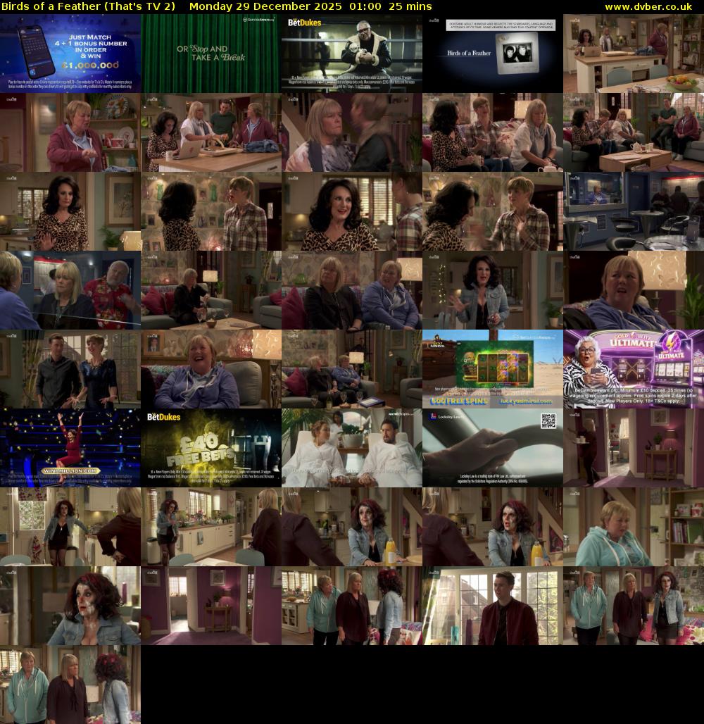 Birds of a Feather (That's TV 2) Monday 29 December 2025 01:00 - 01:25