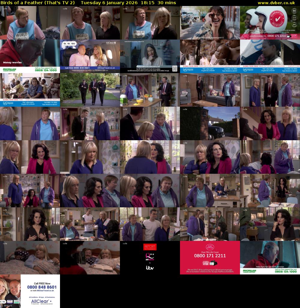 Birds of a Feather (That's TV 2) Tuesday 6 January 2026 18:15 - 18:45