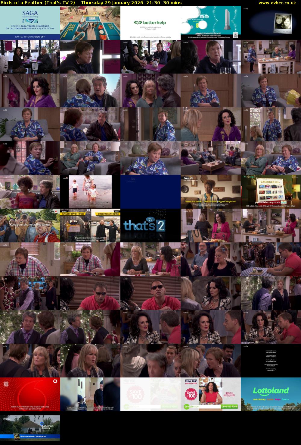 Birds of a Feather (That's TV 2) Thursday 29 January 2026 21:30 - 22:00