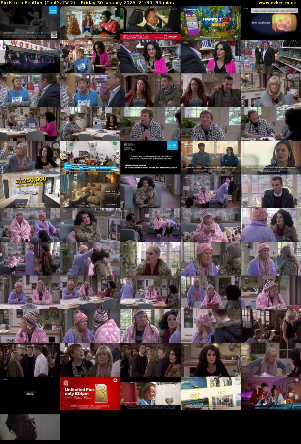 Birds of a Feather (That's TV 2) Friday 30 January 2026 21:30 - 22:00