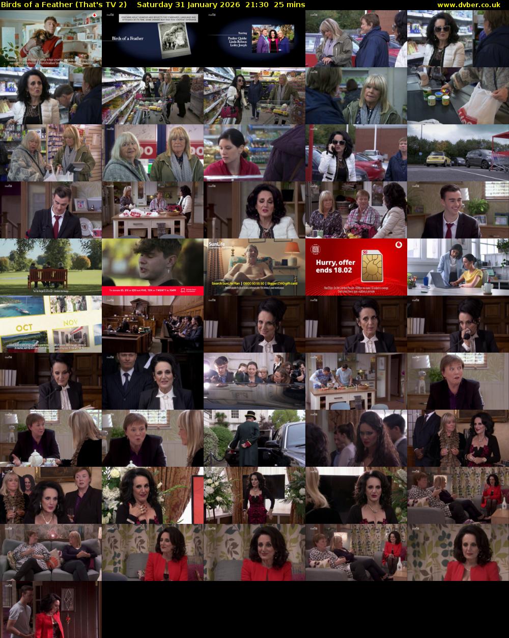 Birds of a Feather (That's TV 2) Saturday 31 January 2026 21:30 - 21:55