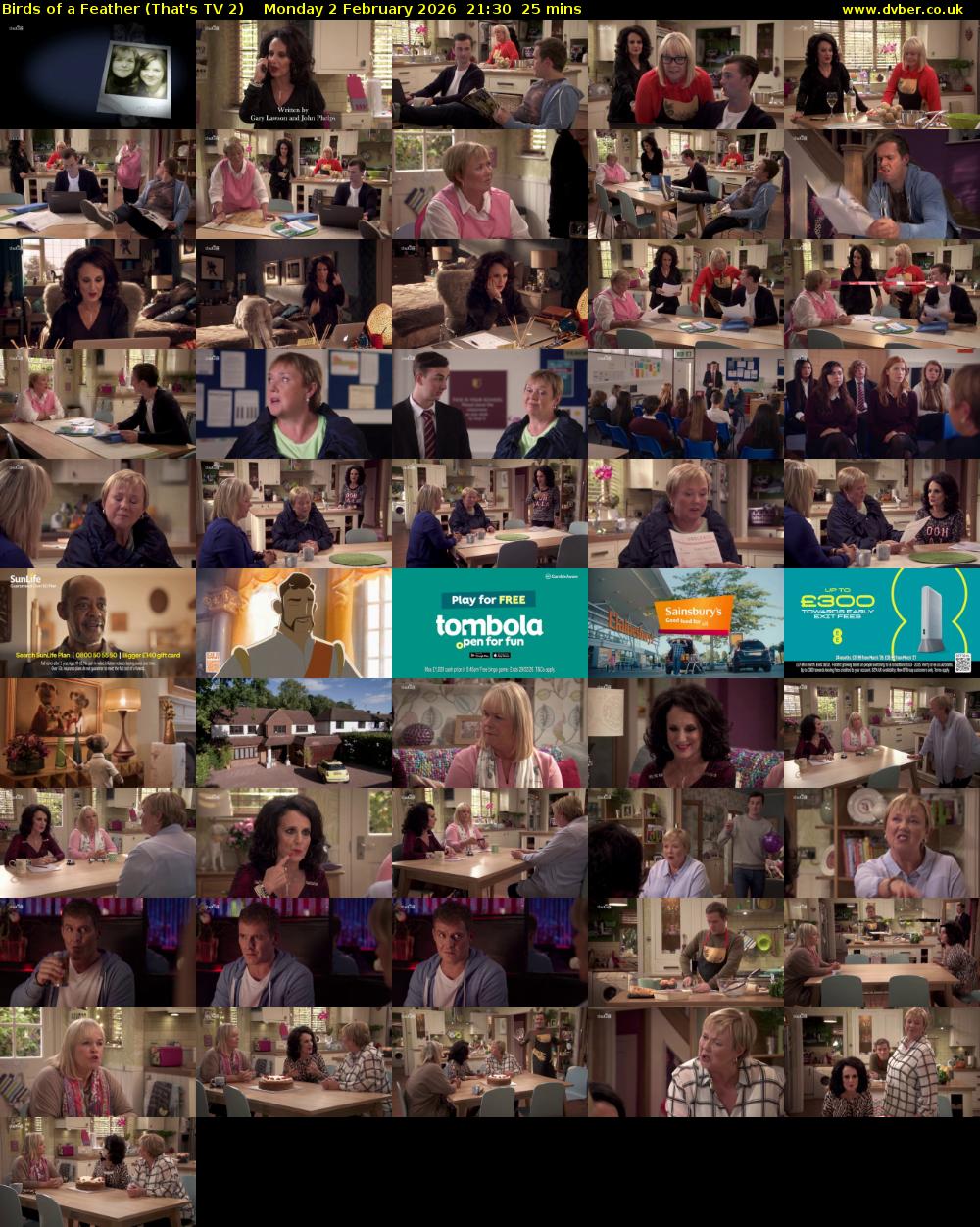 Birds of a Feather (That's TV 2) Monday 2 February 2026 21:30 - 21:55