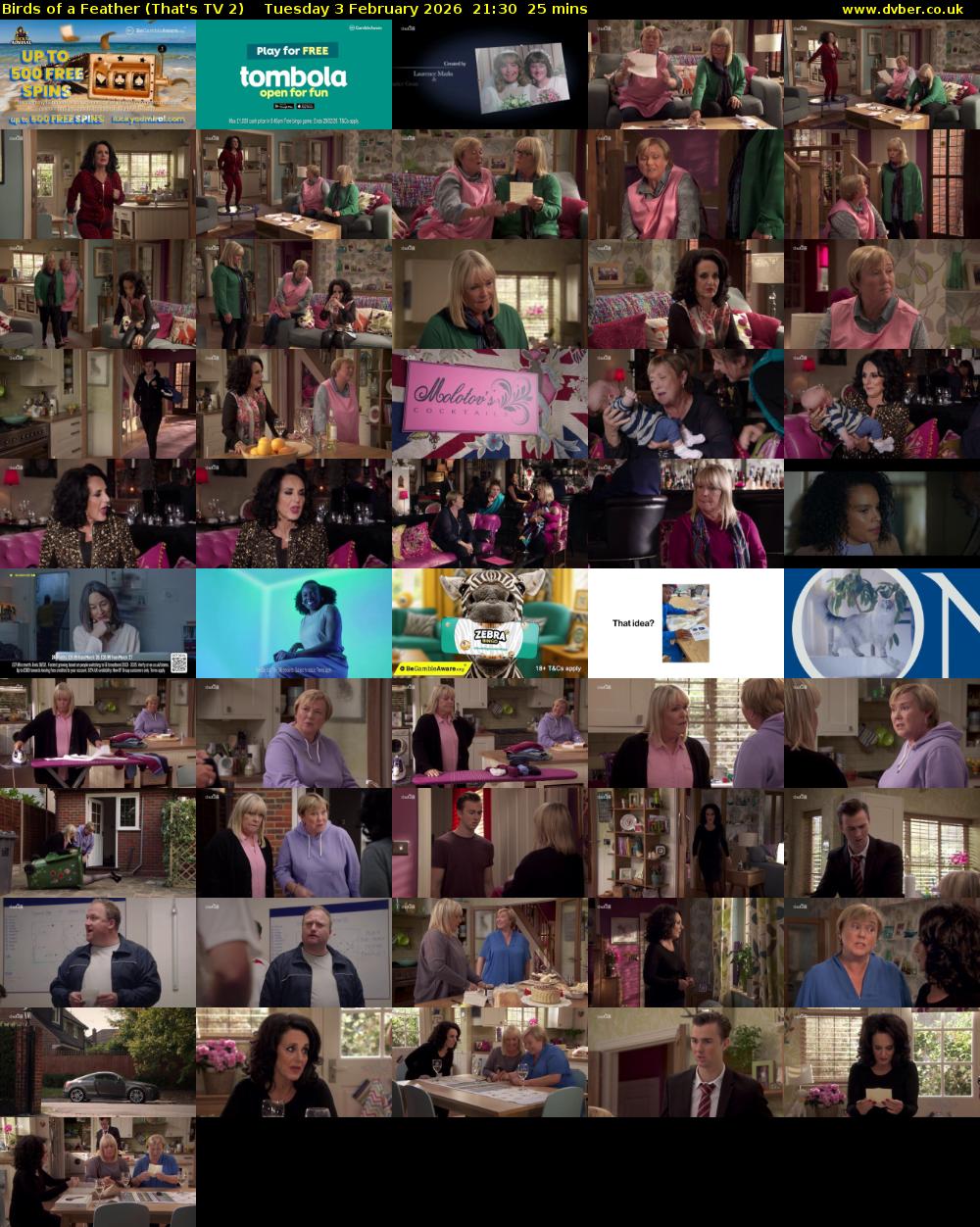 Birds of a Feather (That's TV 2) Tuesday 3 February 2026 21:30 - 21:55