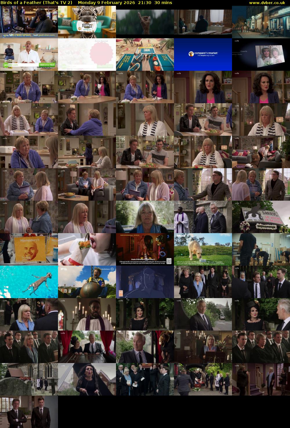 Birds of a Feather (That's TV 2) Monday 9 February 2026 21:30 - 22:00