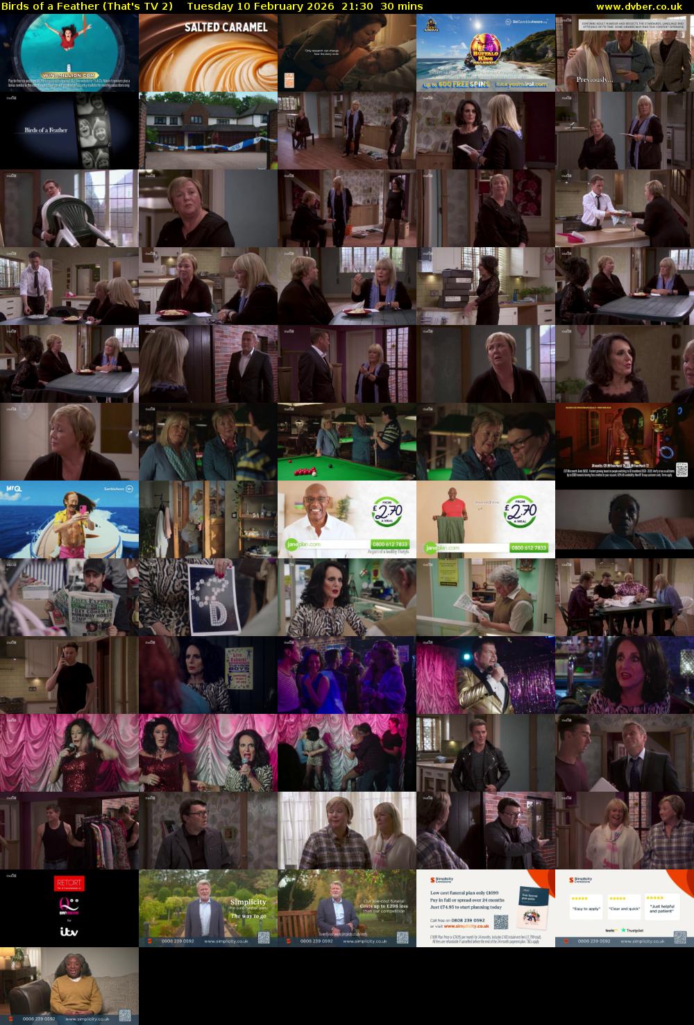 Birds of a Feather (That's TV 2) Tuesday 10 February 2026 21:30 - 22:00