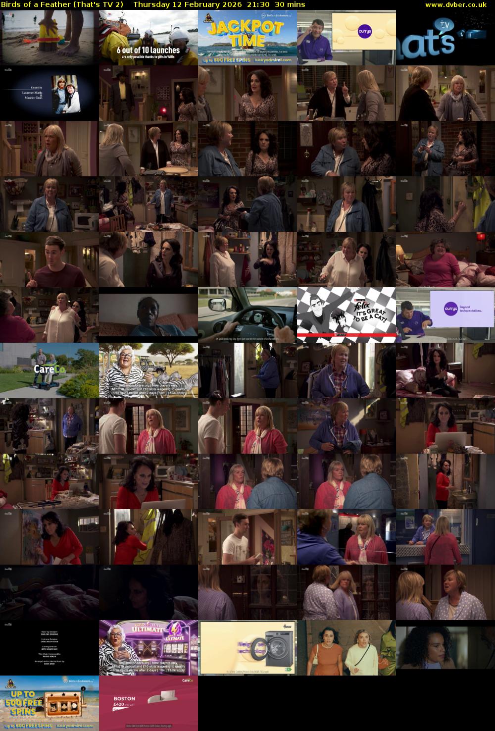 Birds of a Feather (That's TV 2) Thursday 12 February 2026 21:30 - 22:00