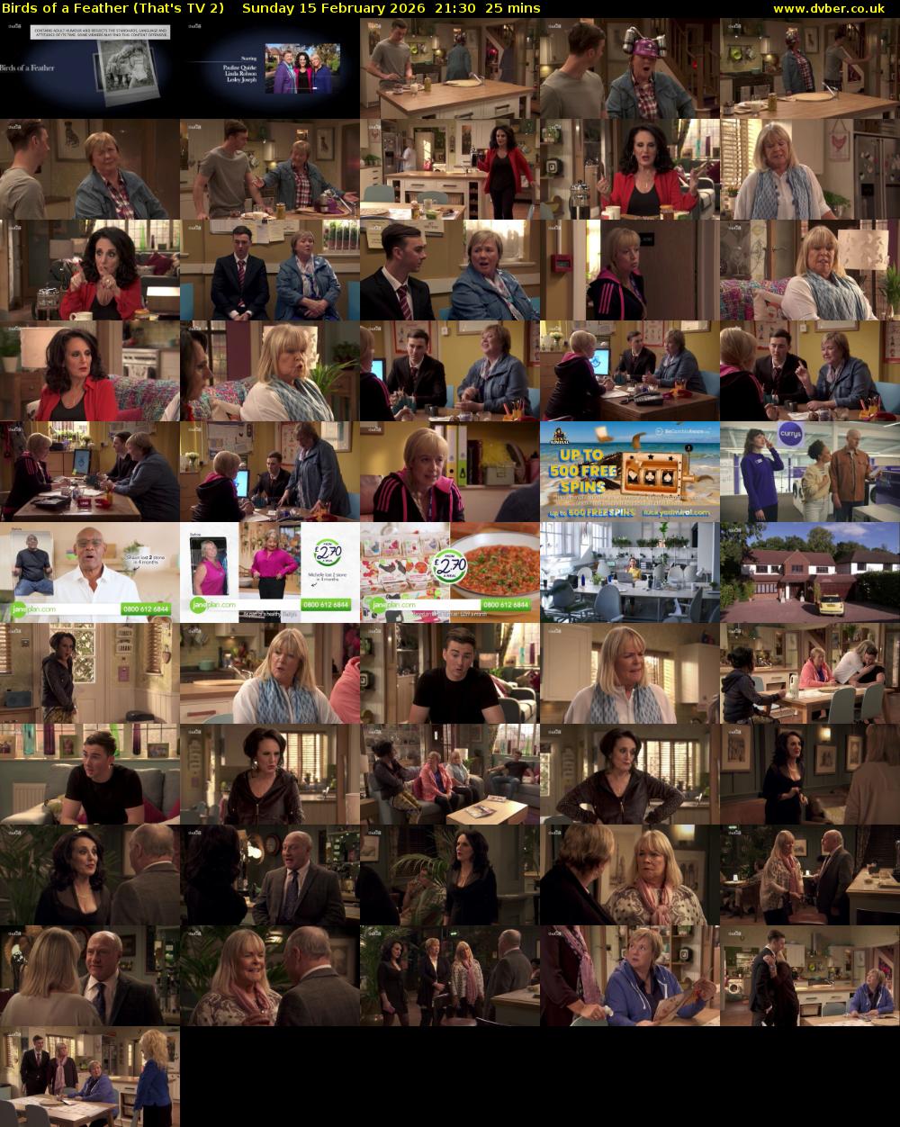 Birds of a Feather (That's TV 2) Sunday 15 February 2026 21:30 - 21:55