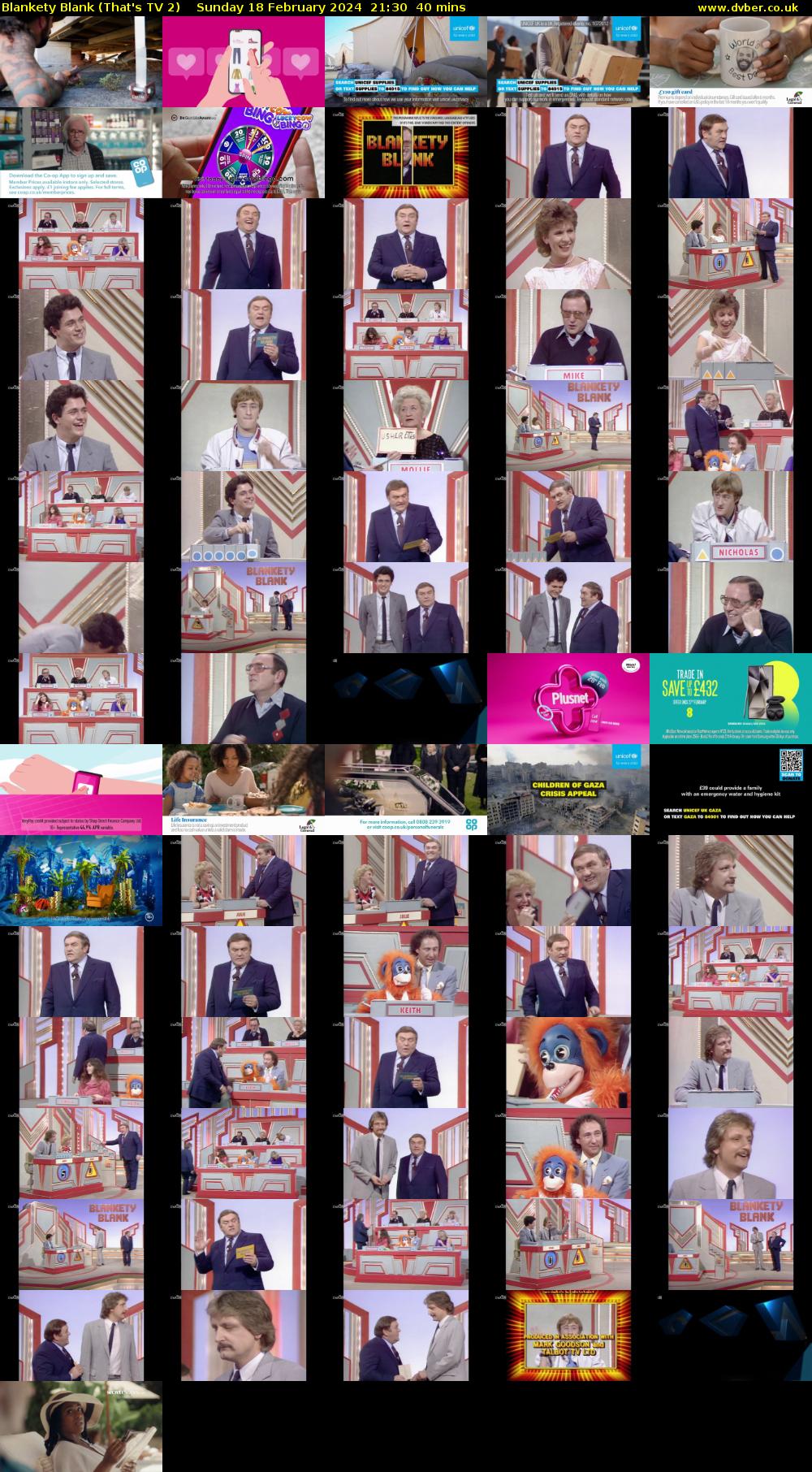 Blankety Blank (That's TV 2) Sunday 18 February 2024 21:30 - 22:10