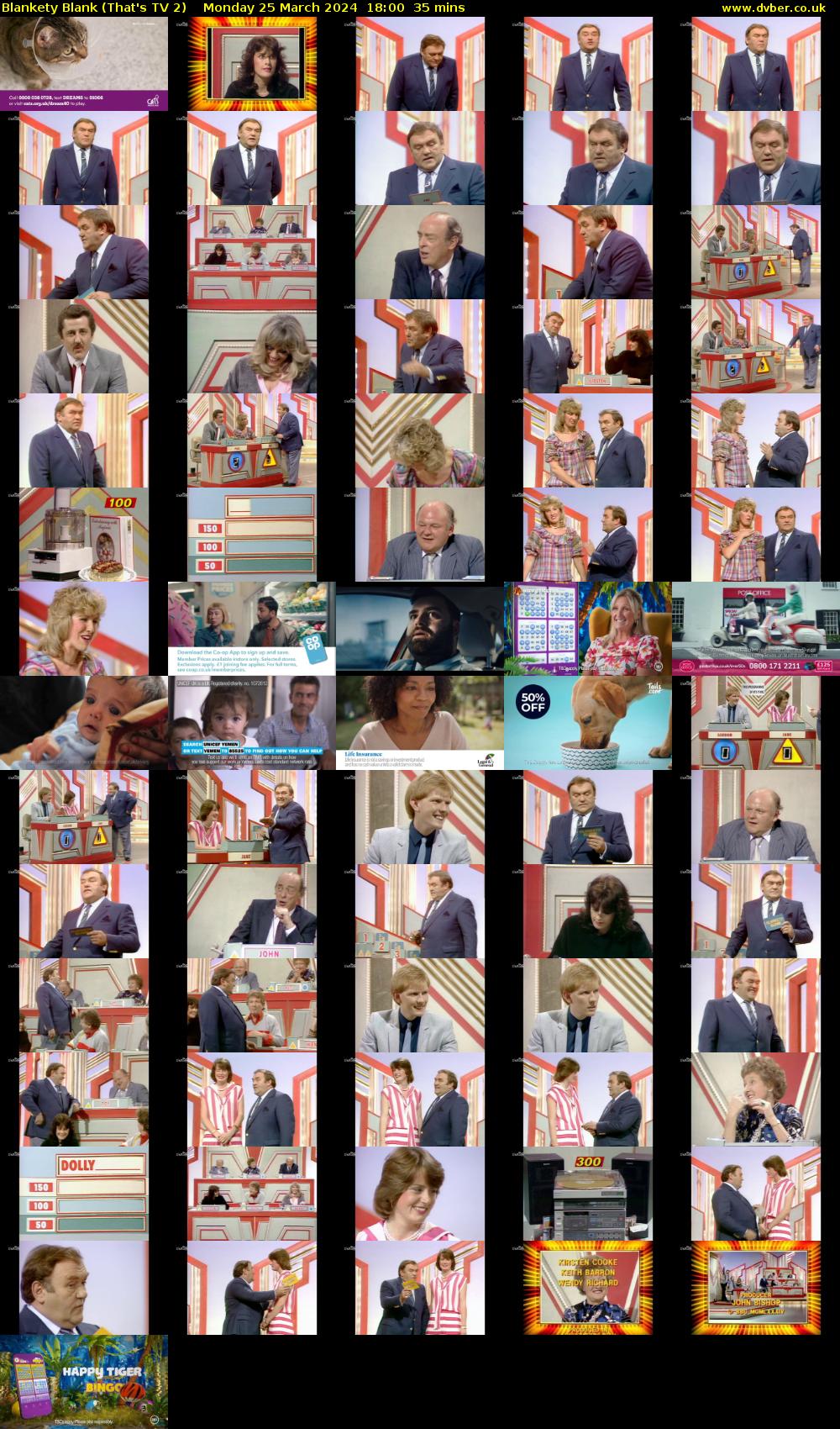 Blankety Blank (That's TV 2) Monday 25 March 2024 18:00 - 18:35