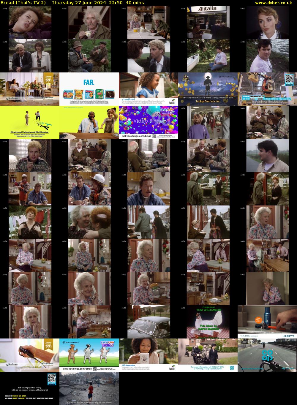 Bread (That's TV 2) Thursday 27 June 2024 22:50 - 23:30