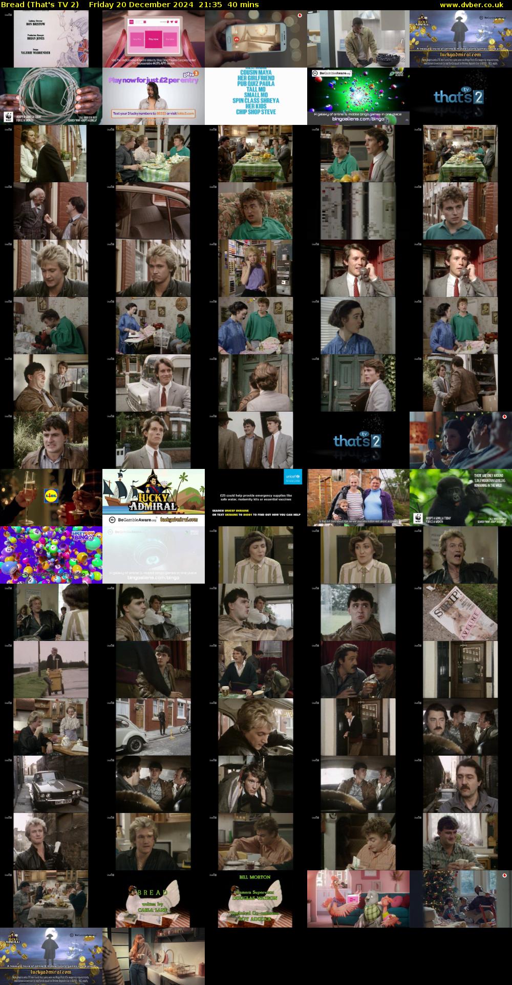 Bread (That's TV 2) Friday 20 December 2024 21:35 - 22:15