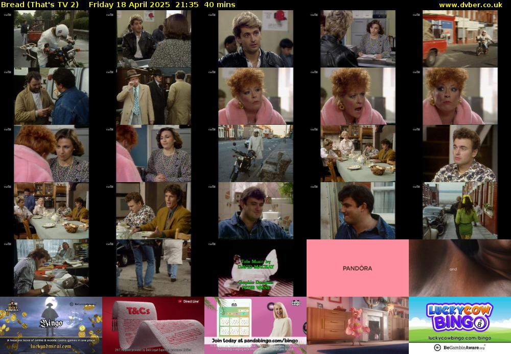 Bread (That's TV 2) Friday 18 April 2025 21:35 - 22:15