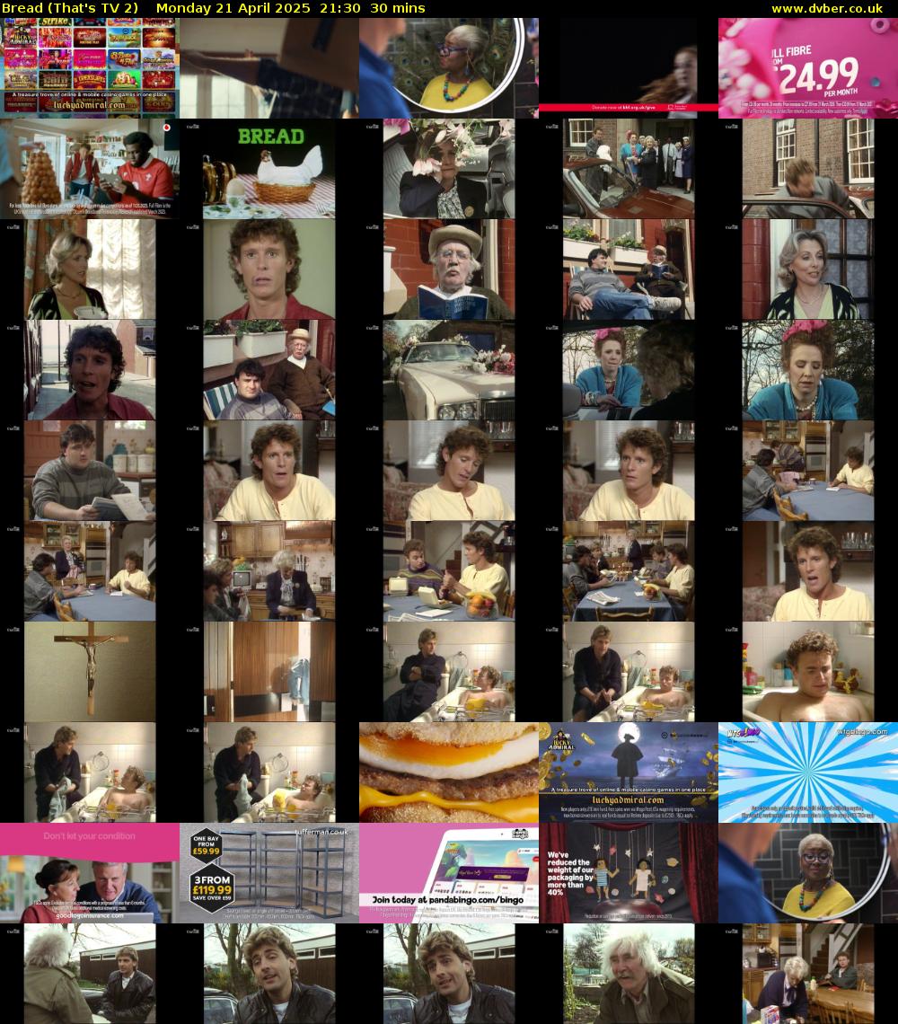 Bread (That's TV 2) Monday 21 April 2025 21:30 - 22:00