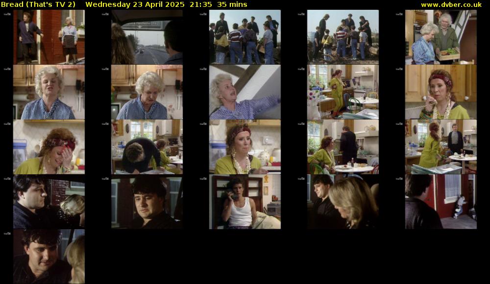 Bread (That's TV 2) Wednesday 23 April 2025 21:35 - 22:10