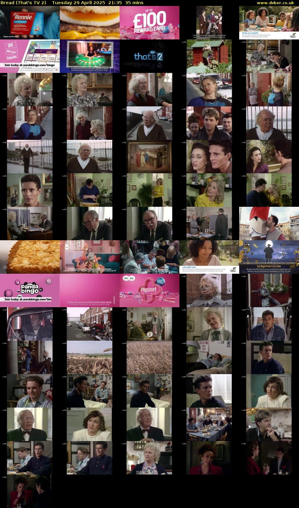 Bread (That's TV 2) Tuesday 29 April 2025 21:35 - 22:10