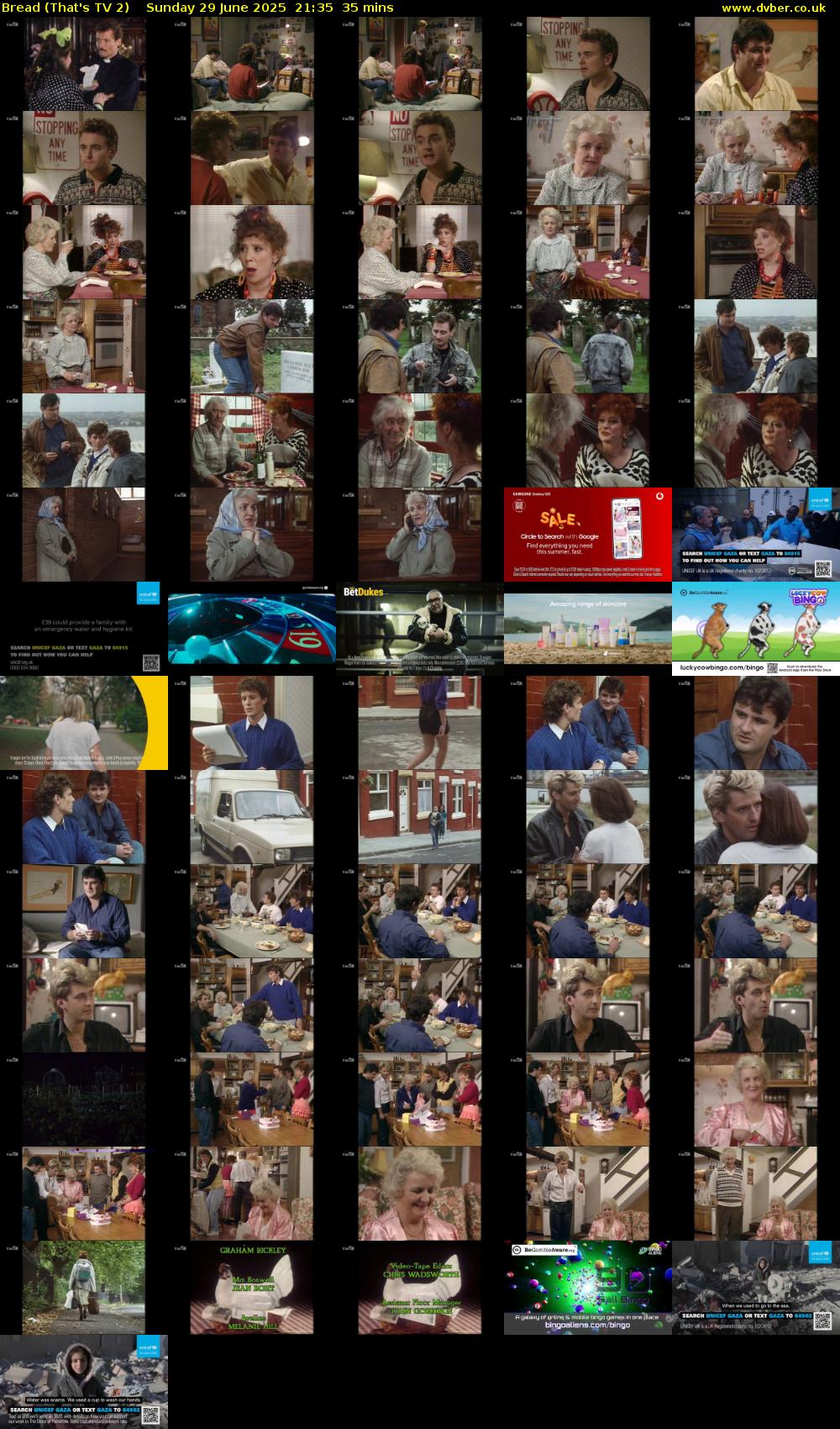 Bread (That's TV 2) Sunday 29 June 2025 21:35 - 22:10