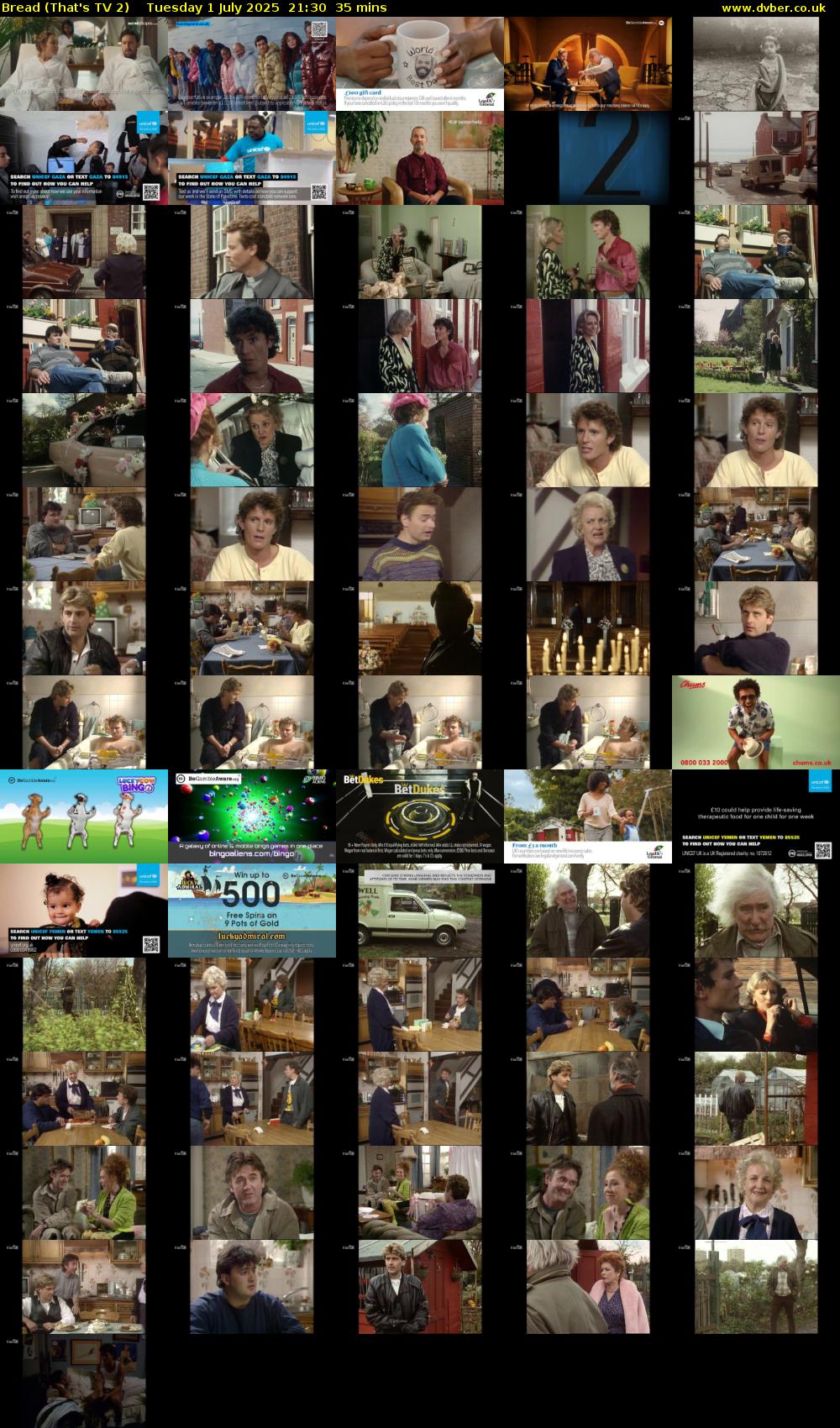 Bread (That's TV 2) Tuesday 1 July 2025 21:30 - 22:05