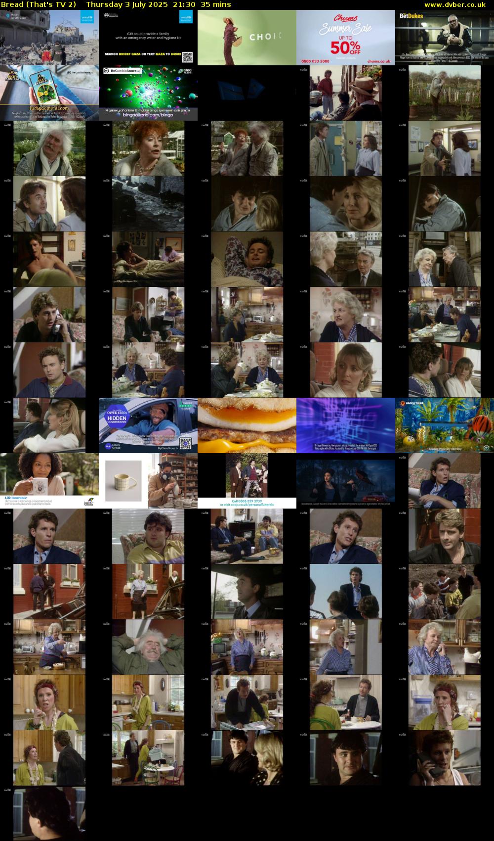 Bread (That's TV 2) Thursday 3 July 2025 21:30 - 22:05