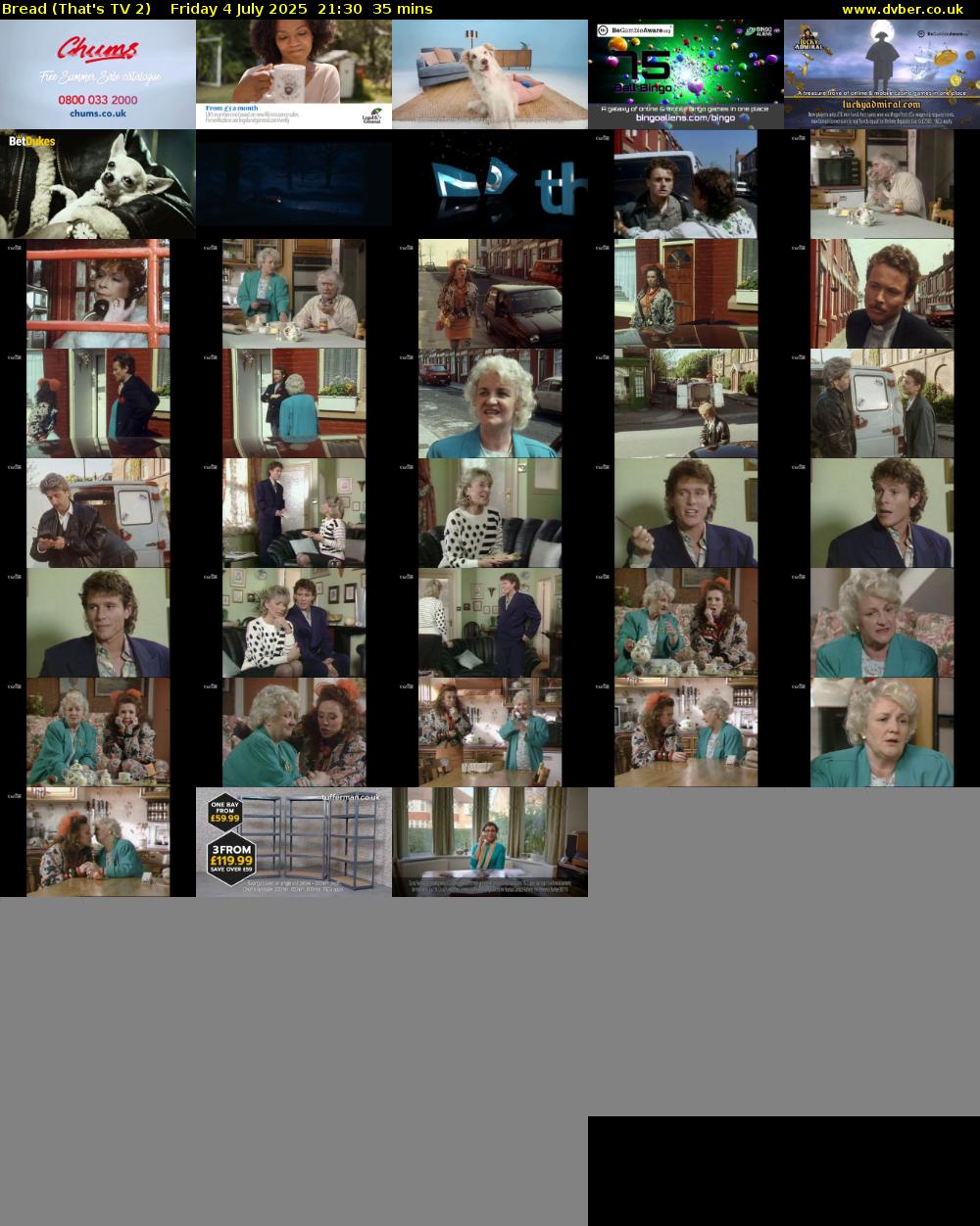 Bread (That's TV 2) Friday 4 July 2025 21:30 - 22:05