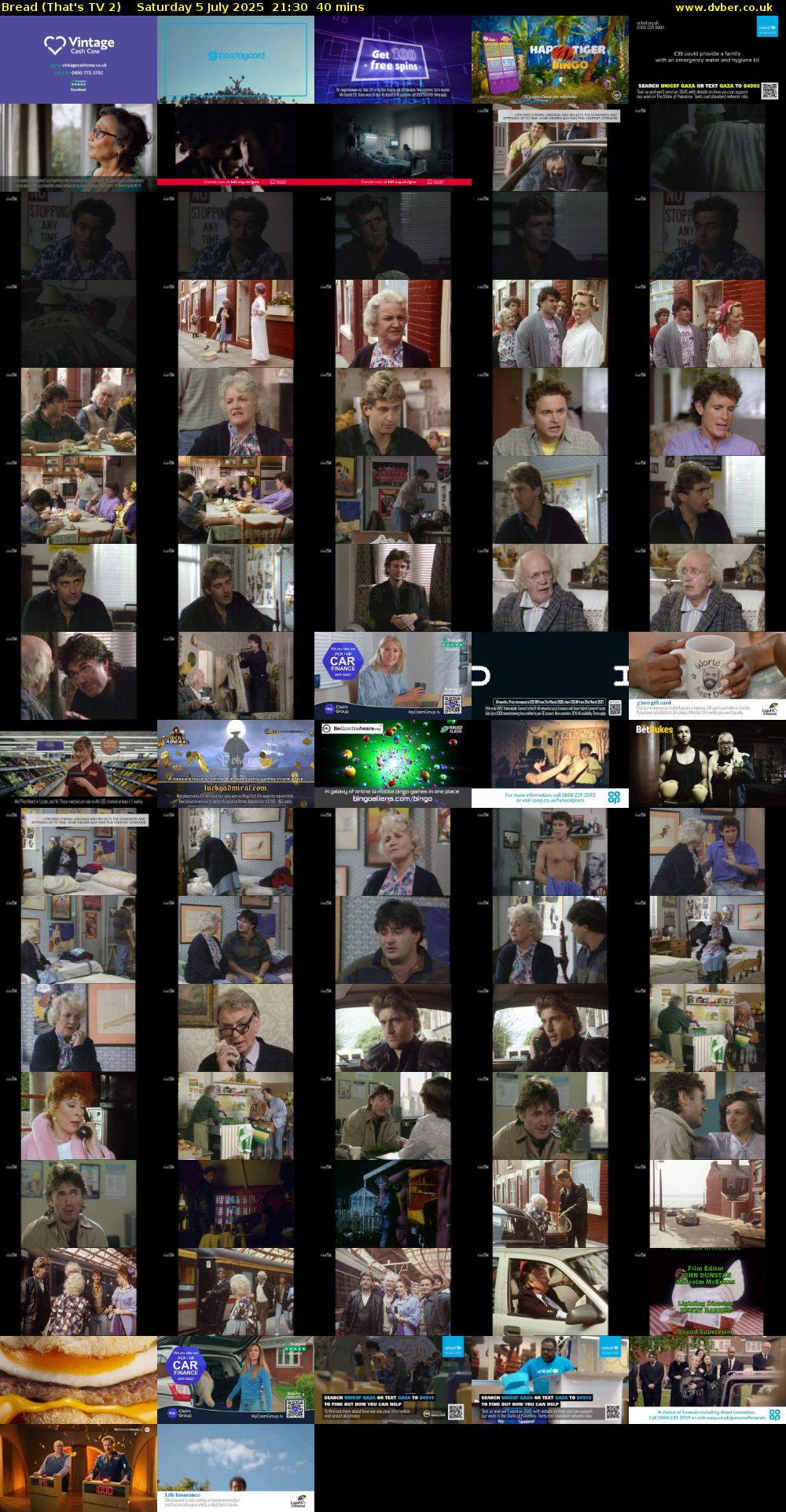 Bread (That's TV 2) Saturday 5 July 2025 21:30 - 22:10