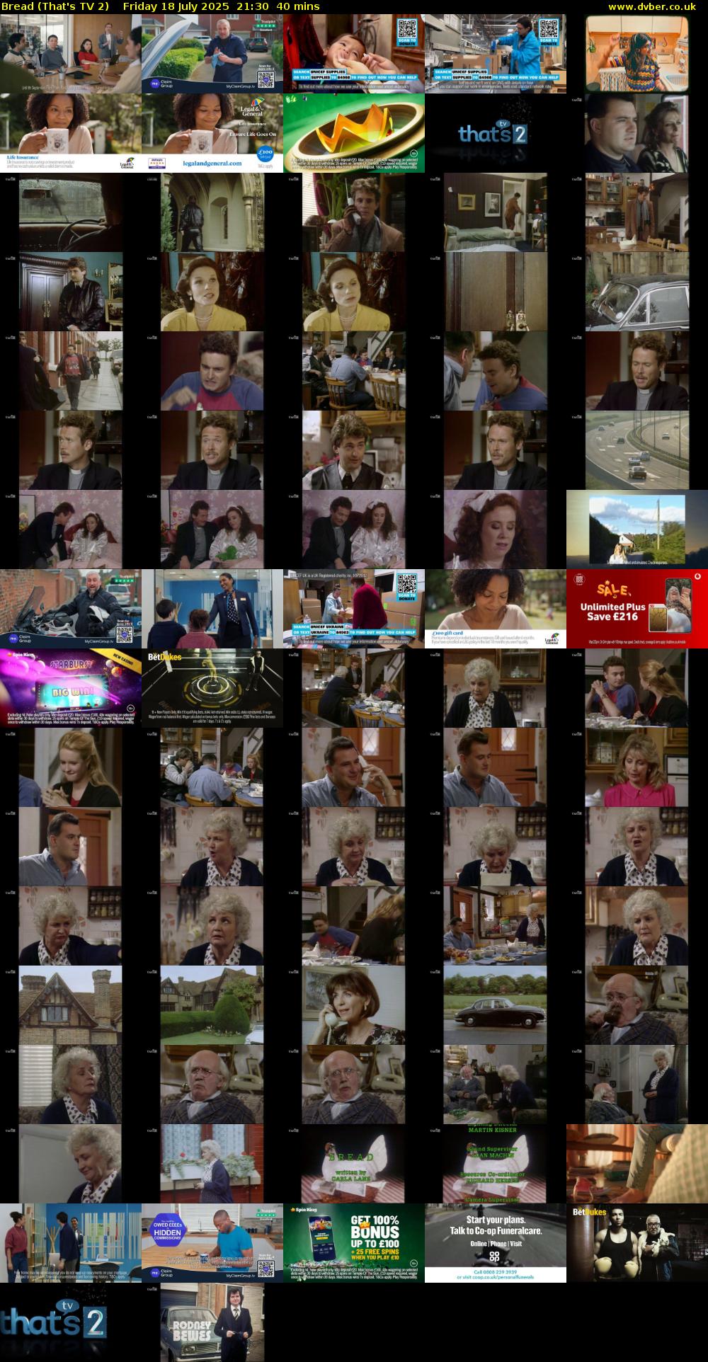 Bread (That's TV 2) Friday 18 July 2025 21:30 - 22:10
