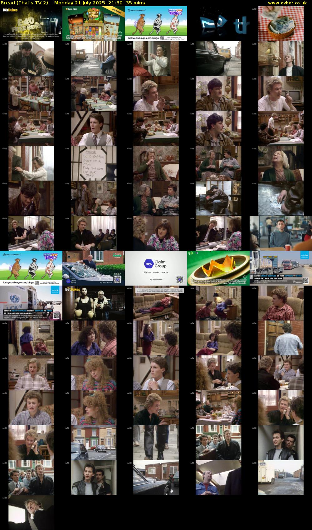 Bread (That's TV 2) Monday 21 July 2025 21:30 - 22:05