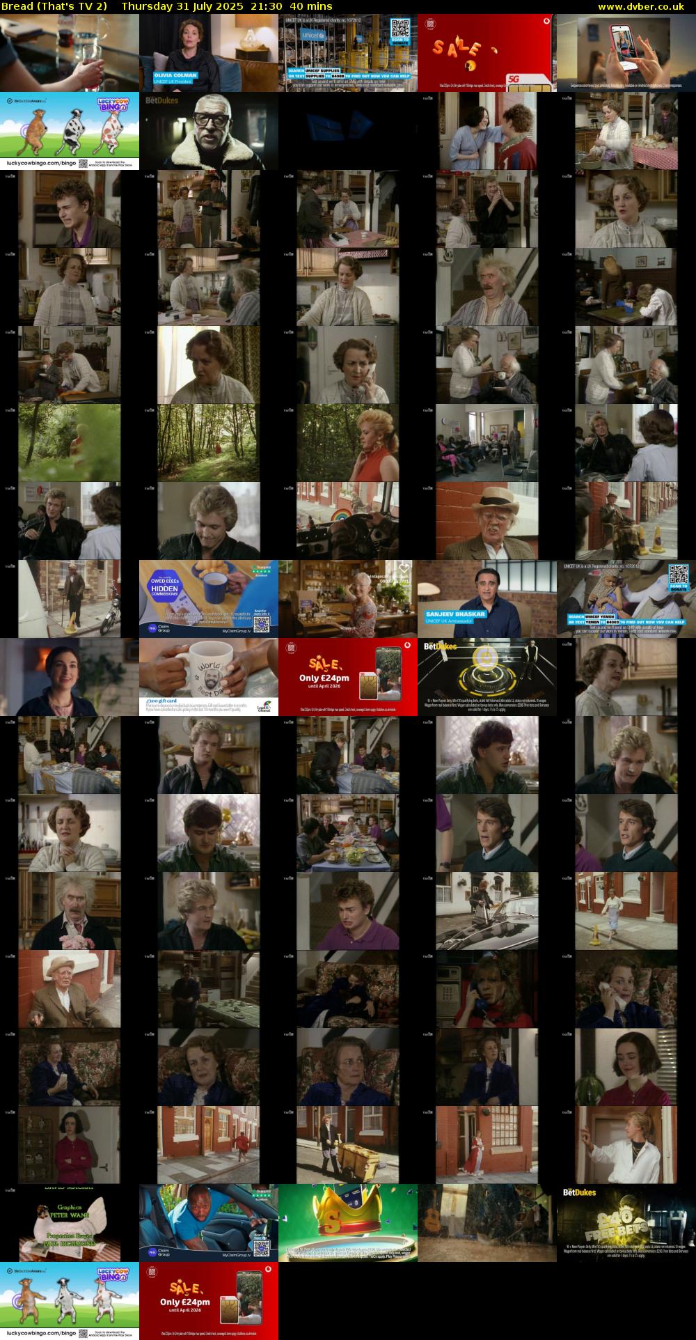 Bread (That's TV 2) Thursday 31 July 2025 21:30 - 22:10