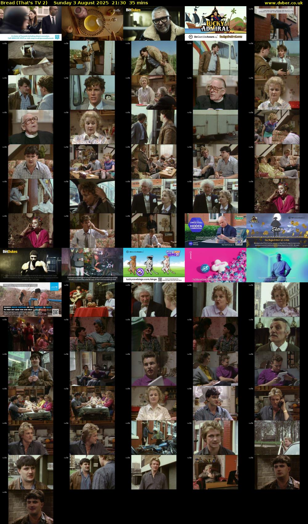 Bread (That's TV 2) Sunday 3 August 2025 21:30 - 22:05