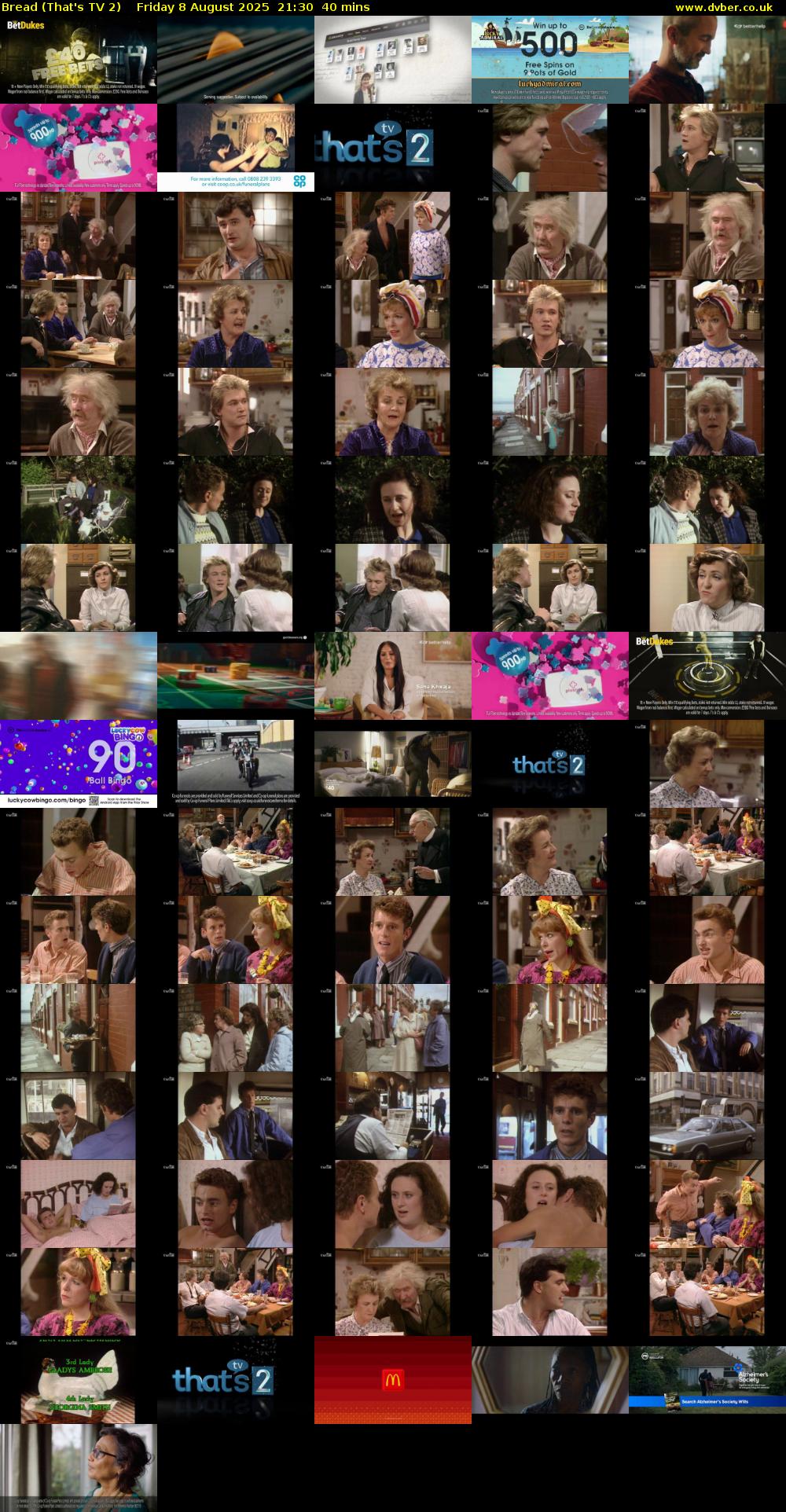 Bread (That's TV 2) Friday 8 August 2025 21:30 - 22:10