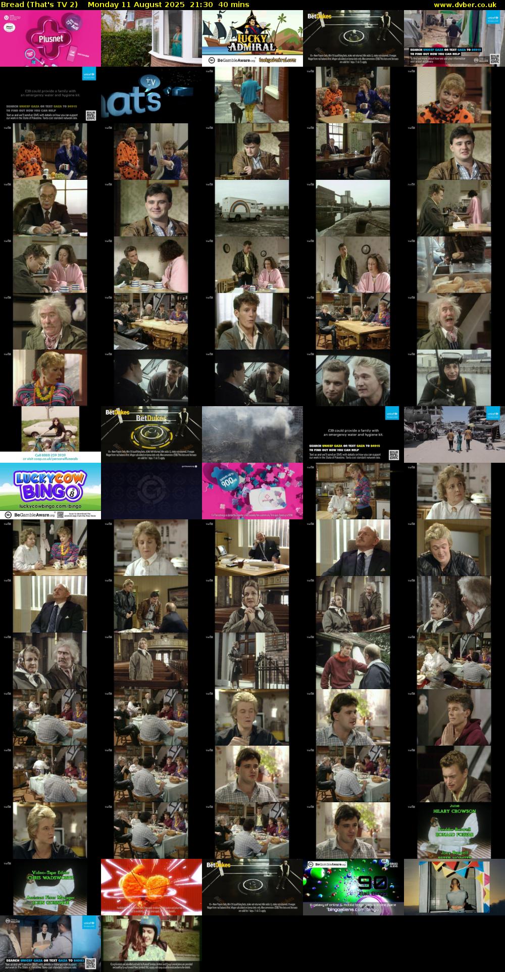 Bread (That's TV 2) Monday 11 August 2025 21:30 - 22:10