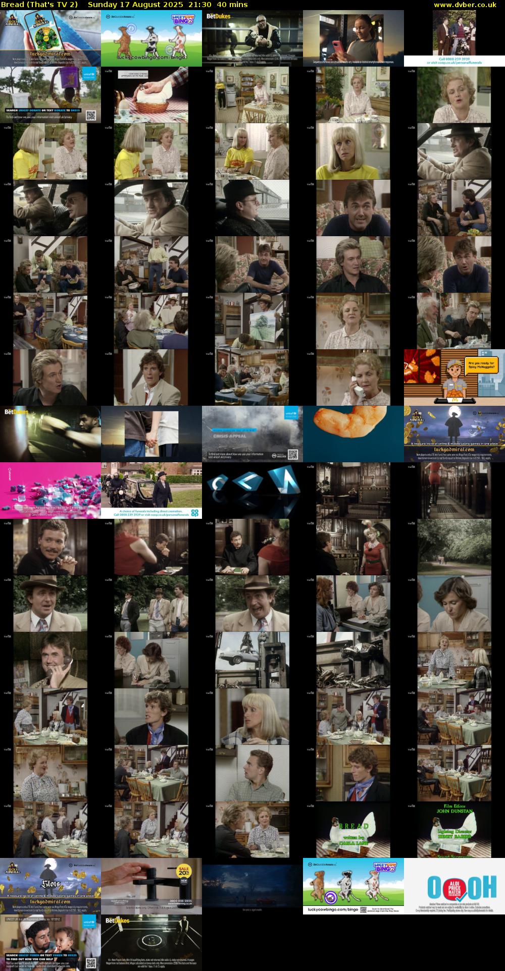 Bread (That's TV 2) Sunday 17 August 2025 21:30 - 22:10