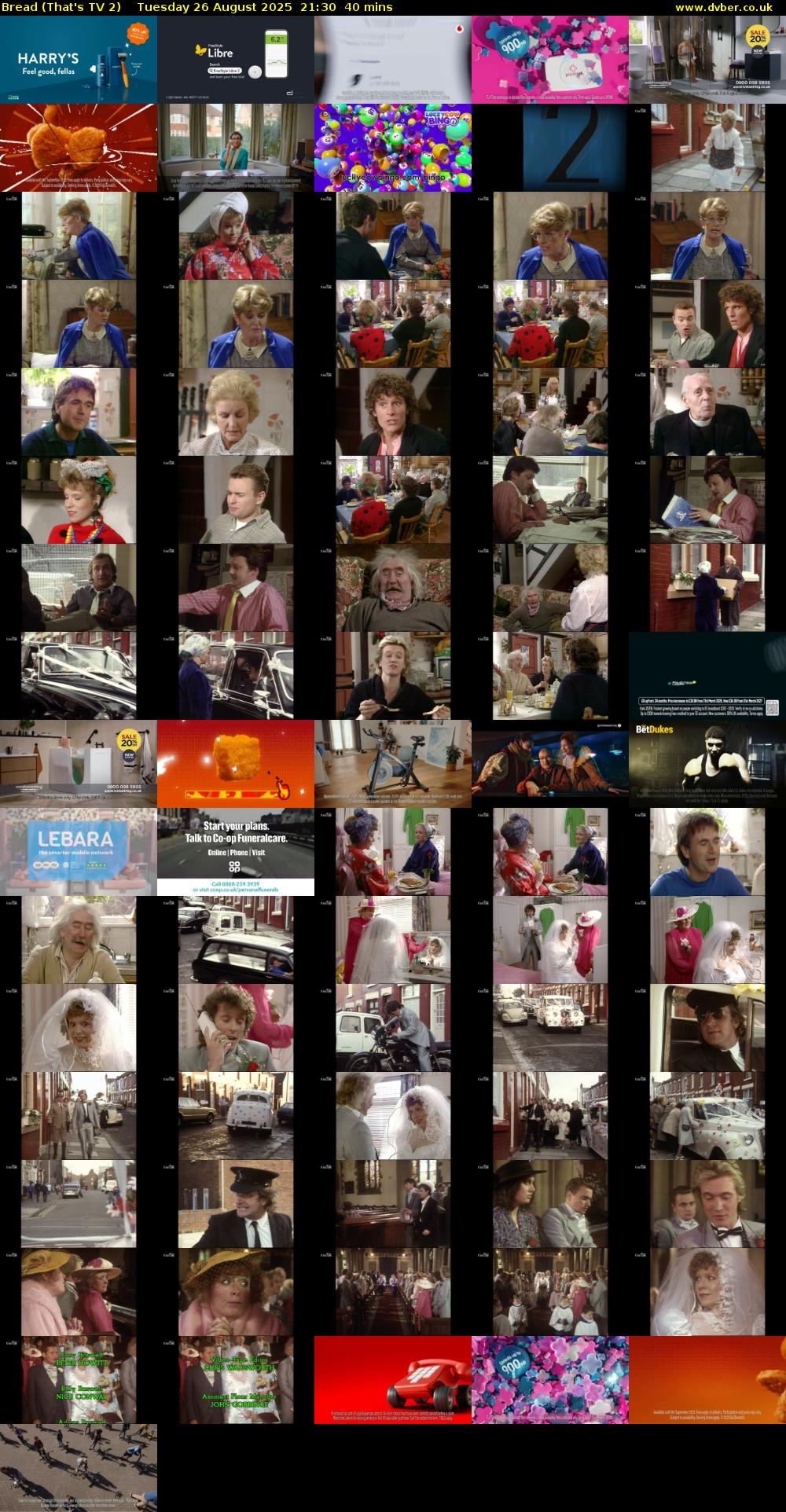 Bread (That's TV 2) Tuesday 26 August 2025 21:30 - 22:10