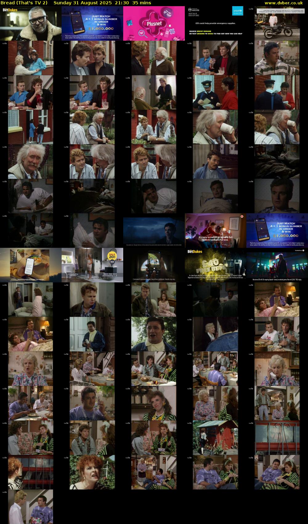 Bread (That's TV 2) Sunday 31 August 2025 21:30 - 22:05