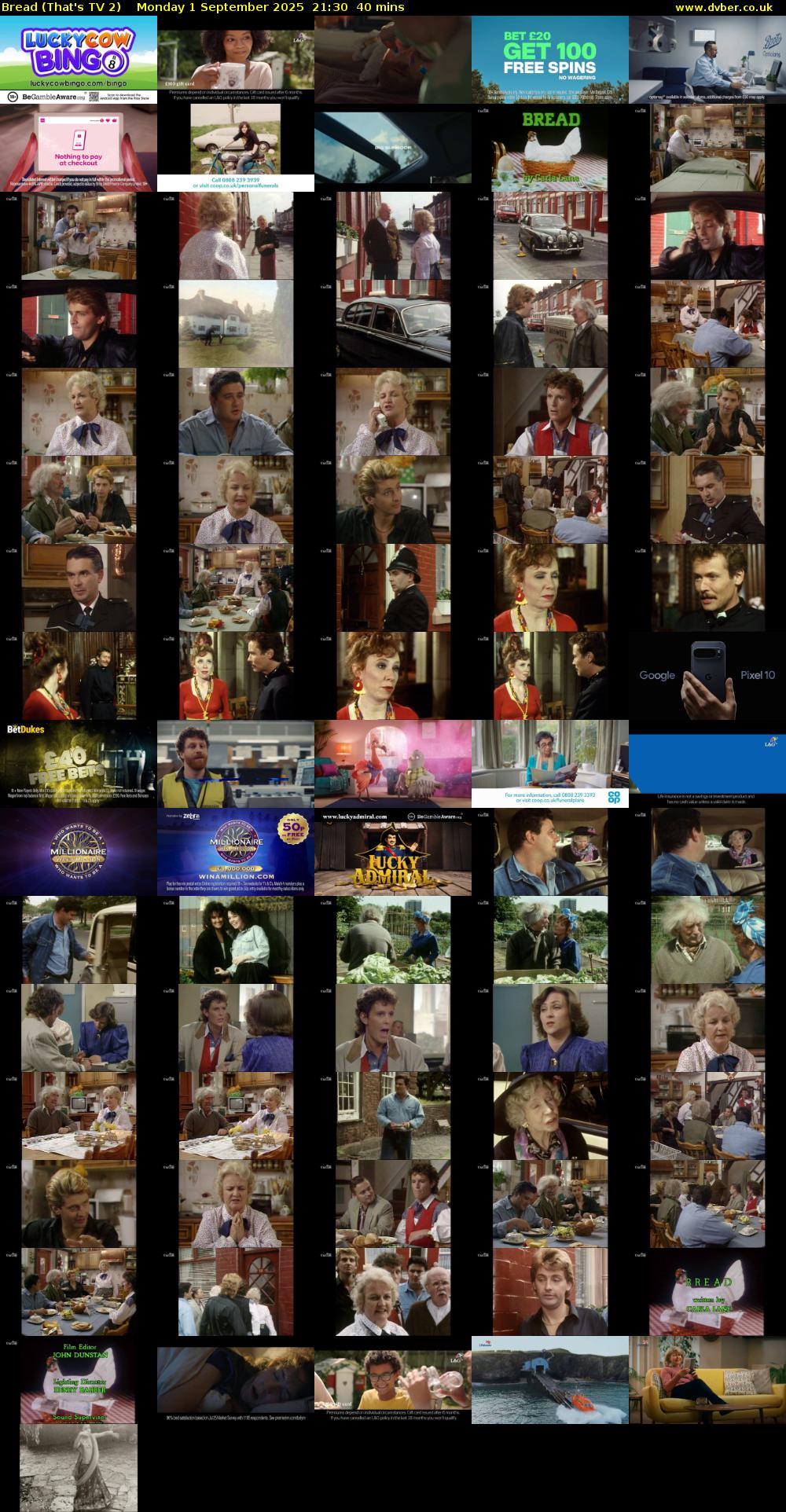 Bread (That's TV 2) Monday 1 September 2025 21:30 - 22:10