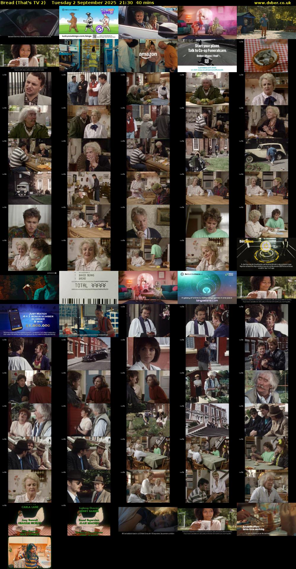 Bread (That's TV 2) Tuesday 2 September 2025 21:30 - 22:10