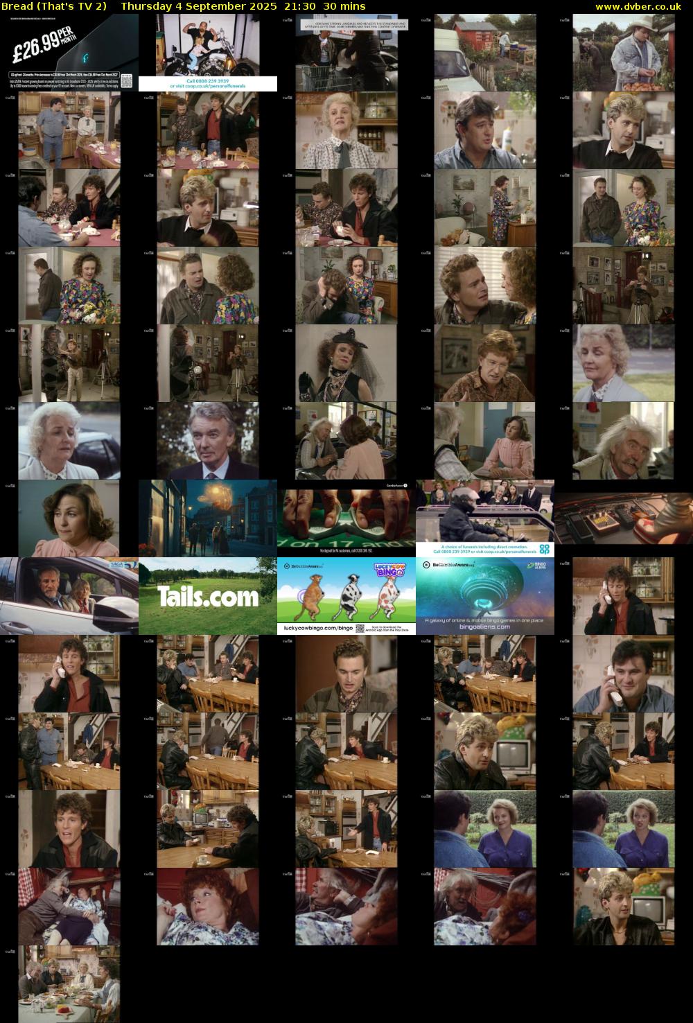 Bread (That's TV 2) Thursday 4 September 2025 21:30 - 22:00