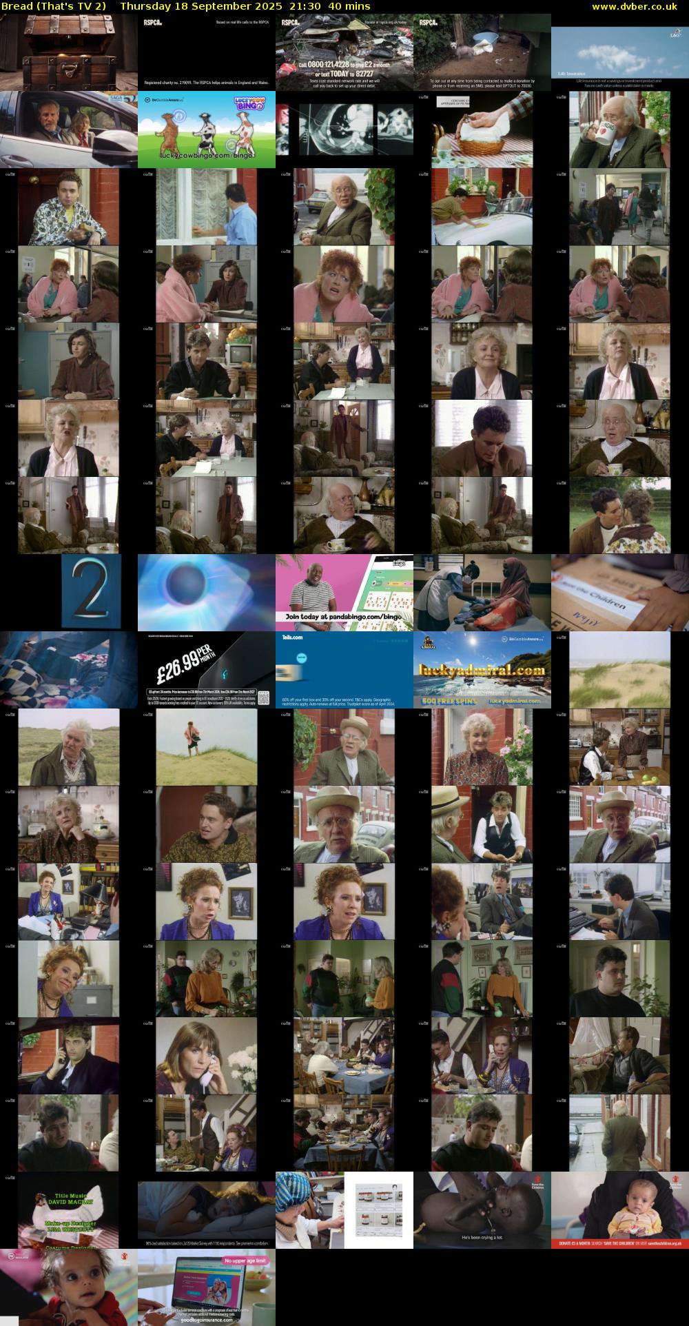 Bread (That's TV 2) Thursday 18 September 2025 21:30 - 22:10
