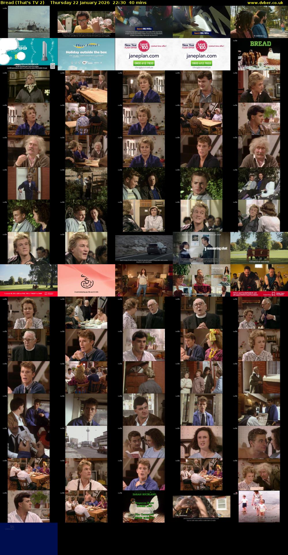 Bread (That's TV 2) Thursday 22 January 2026 22:30 - 23:10