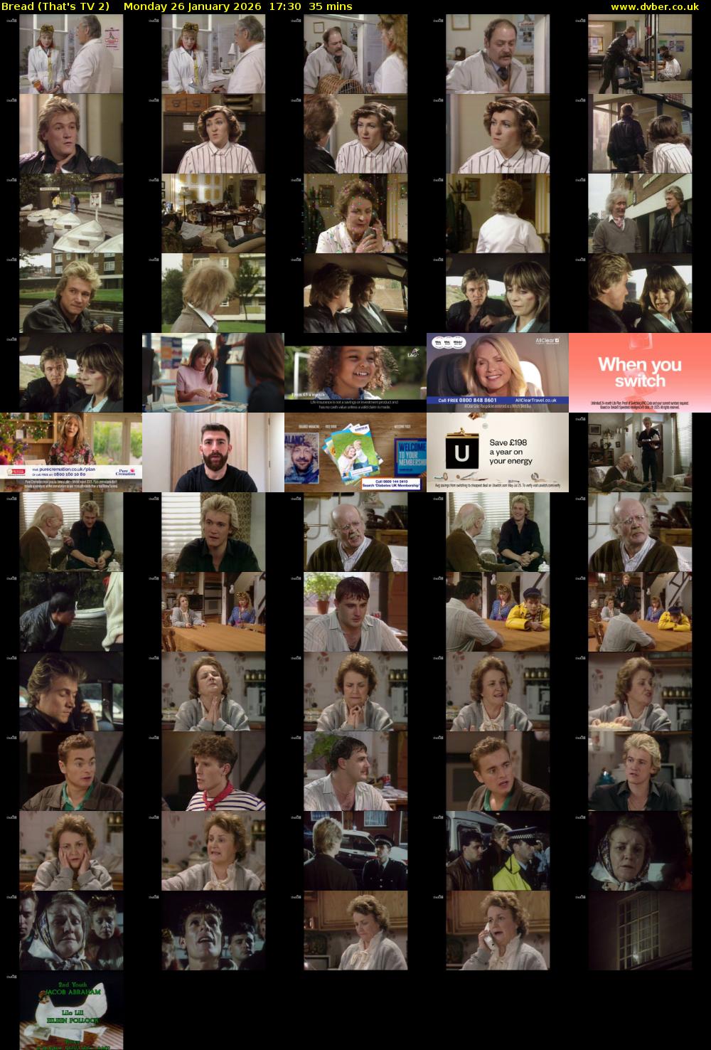 Bread (That's TV 2) Monday 26 January 2026 17:30 - 18:05